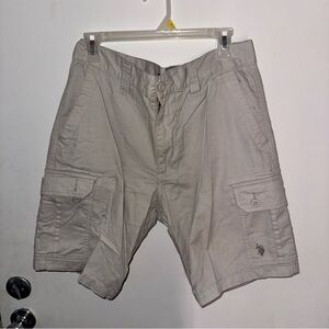 U.S. Polo Assn. Light Gray Cargo Shorts